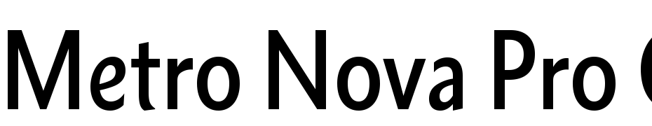 Metro Nova Pro Cond Medium Font Download Free